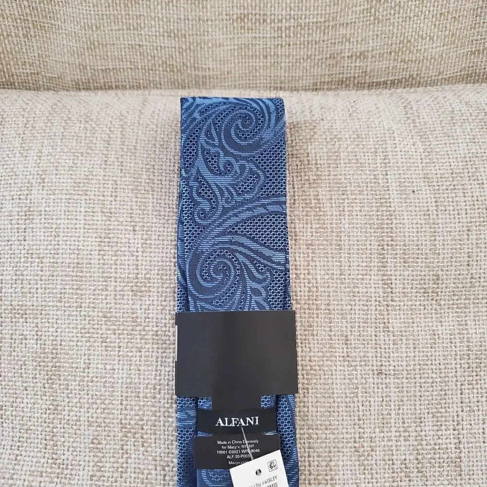 Alfani Slim Ballou Paisley Tie
